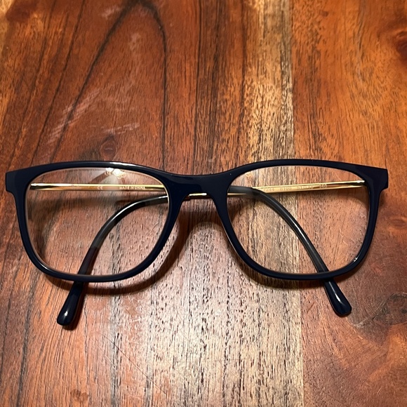 Ray-Ban RB7244 Blue and Gold Eyeglasses Frames - Picture 3 of 6